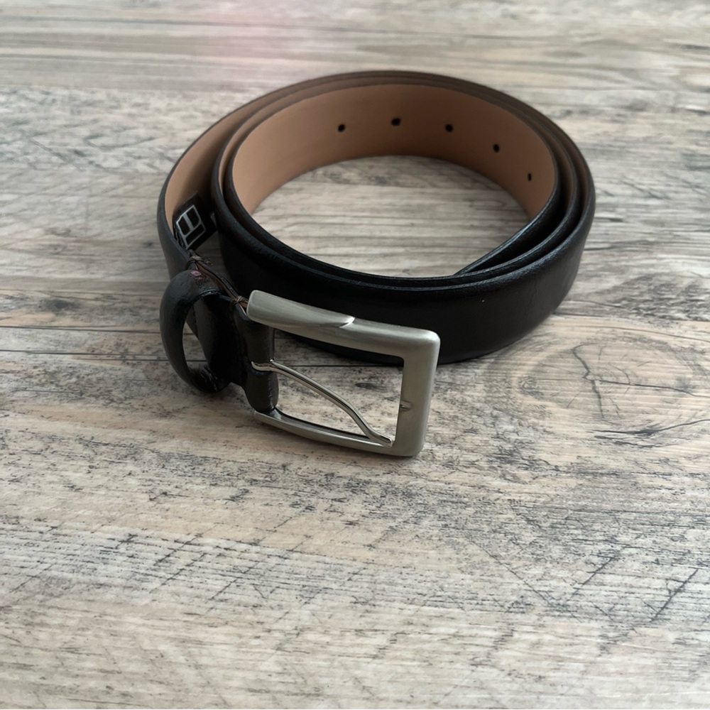 Rafferty Genuine Dark Brown Italian Leather Made In Italy Belt Size 42